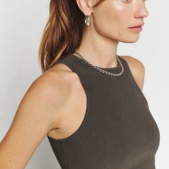 Reformation Hudson Ribbed Sweater Tank - Picture 5 of 8